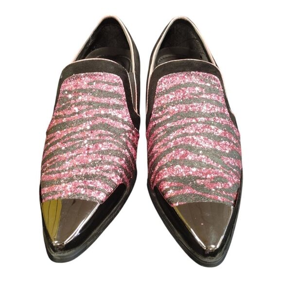 MEN'S AMALI EXOTIC SPARKLE SLIP ON WITH METAL TOE. SCOTT - Picture 5 of 7